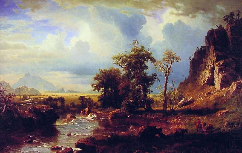 North Fork of the Platte Nebraska, Albert Bierstadt